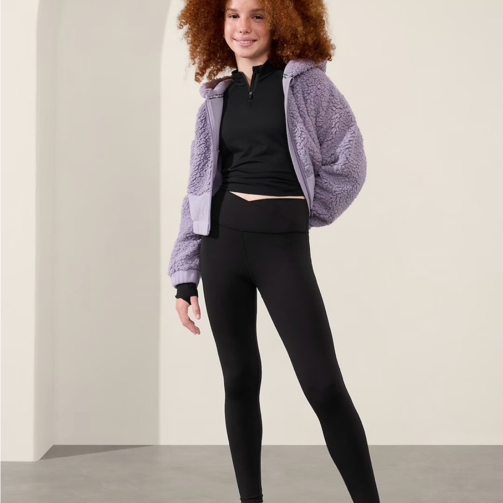 ATHLETA GIRL TRANSCEND CROSSOVER LEGGING SIZE XS/6